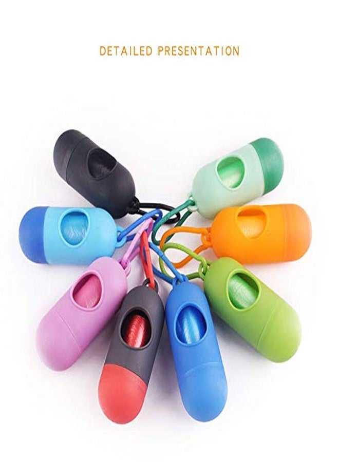 Sage Square 30 Sheets Portable Dog Poop Garbage Bags roll with Dispenser Cum Holder (Random Color) - Image 4